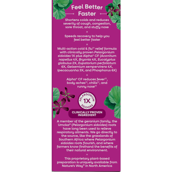 Nature's Way Umcka Cold & Flu Relief 4oz Syrup