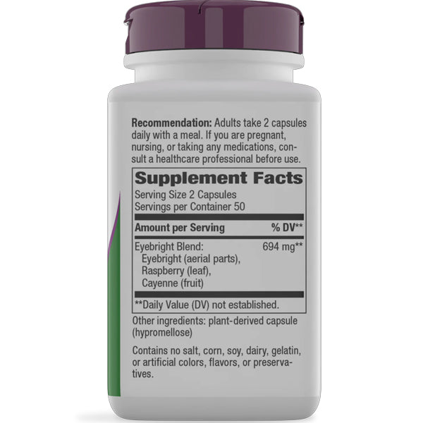 Nature's Way Eyebright Herbal Blend 100 Capsules