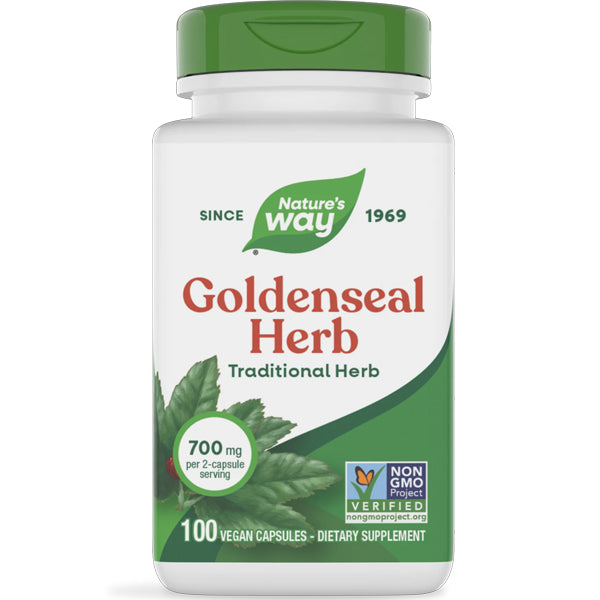 Nature's Way Goldenseal Herb 100 Capsules
