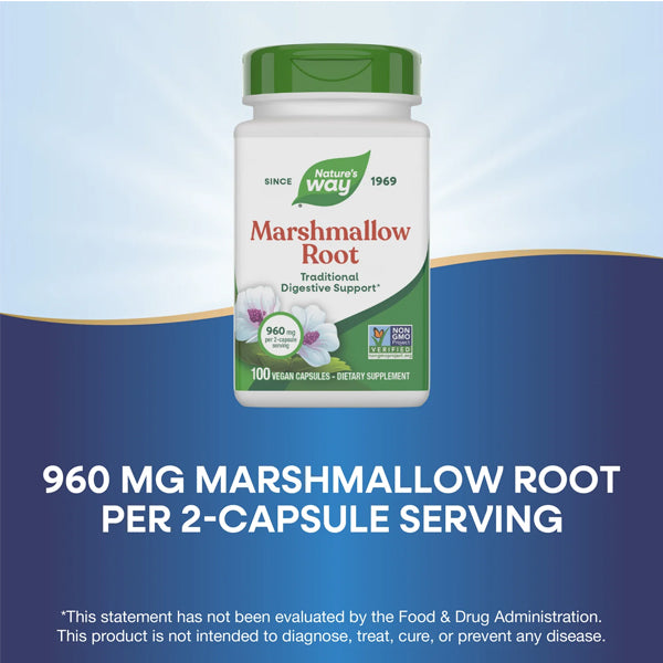Nature's Way Marshmallow Root 100 Capsules