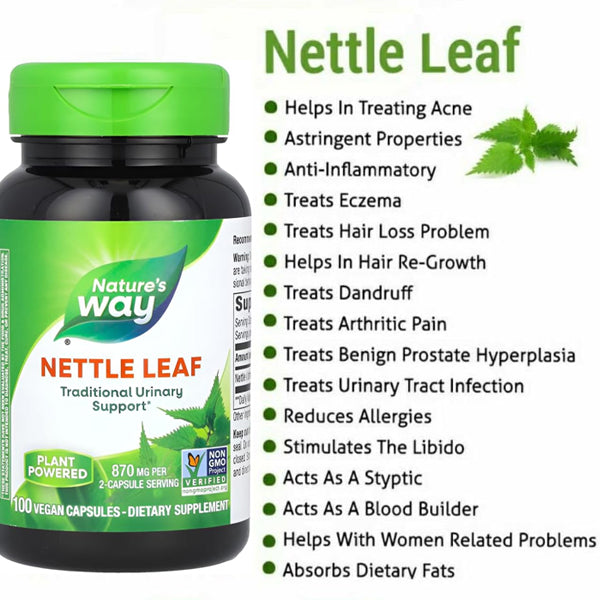 Nature's Way Nettle Leaf 100 Capsules