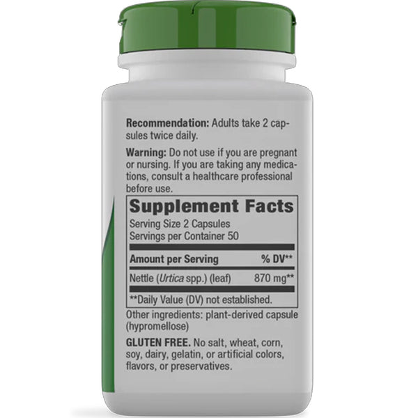 Nature's Way Nettle Leaf 100 Capsules