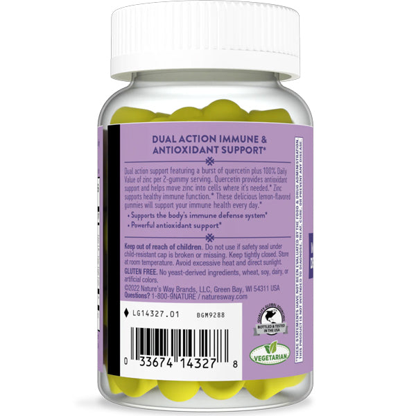 Nature's Way Quercetin with Zinc 30 Gummies