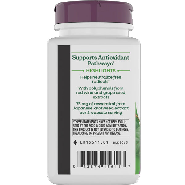 Nature's Way Resveratrol 60 Capsules