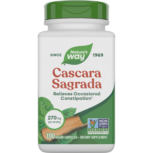 Nature's Way Cascara Sagrada 270mg 100 Capsules