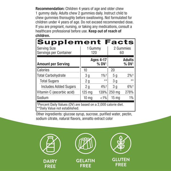 Nature's Way Vitamin C Gummies