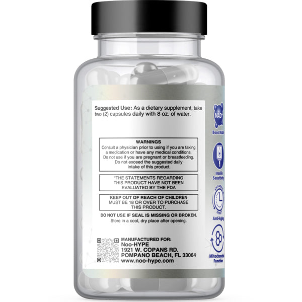 Noo-Hype Lifespan+ 60 Capsules