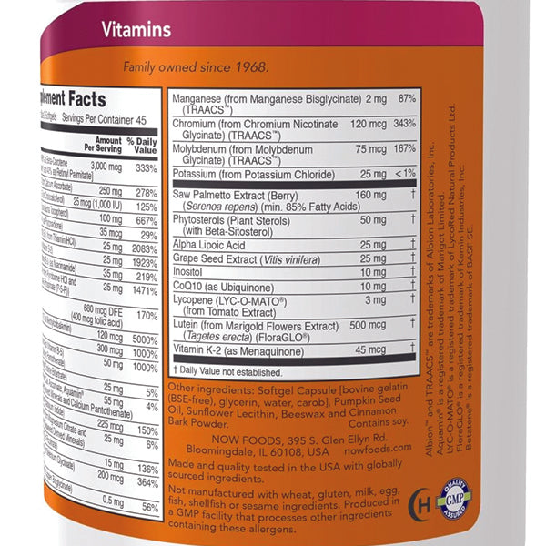 Now Foods Adam™ Men's Multiple Vitamin Softgels