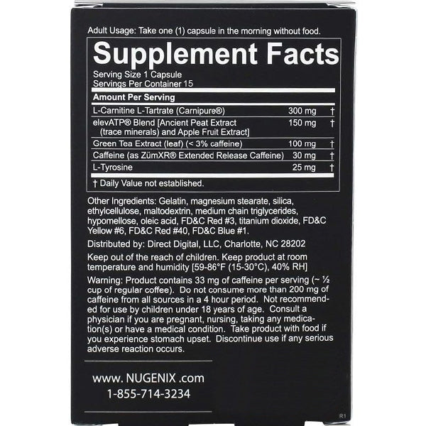 Nugenix Cellular Energy 15 Capsules