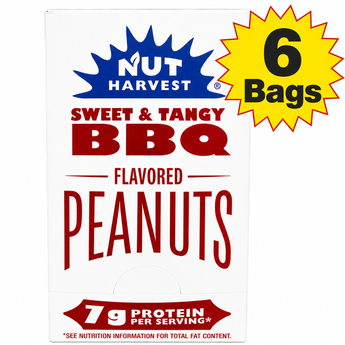 Nut Harvest Flavored Peanuts 5.5oz 6pk