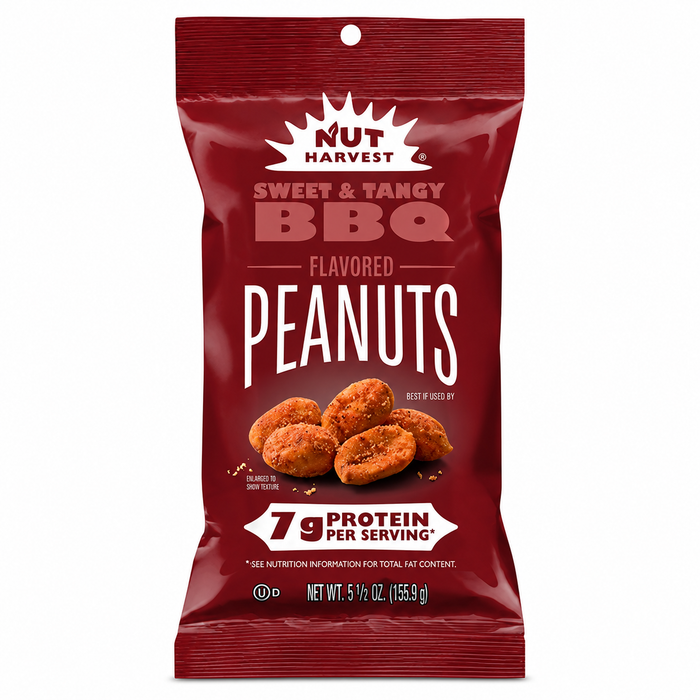 Nut Harvest Flavored Peanuts 5.5oz 6pk