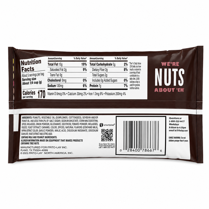 Nut Harvest Flavored Peanuts 5.5oz 6pk
