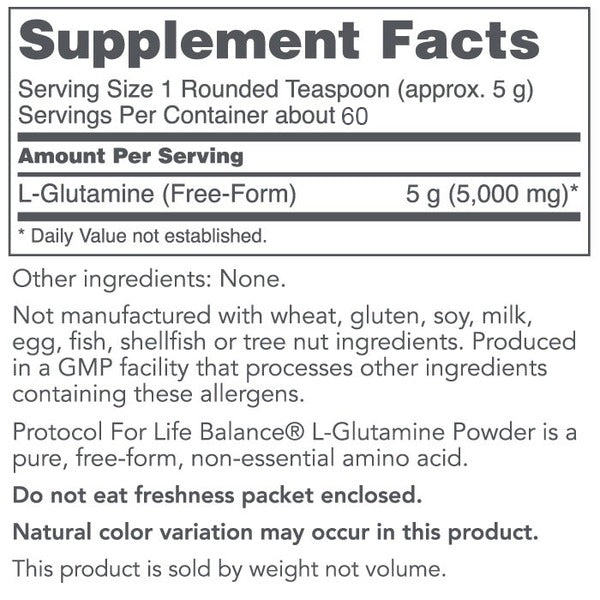 NutraPur Pure L-Glutamine Powder