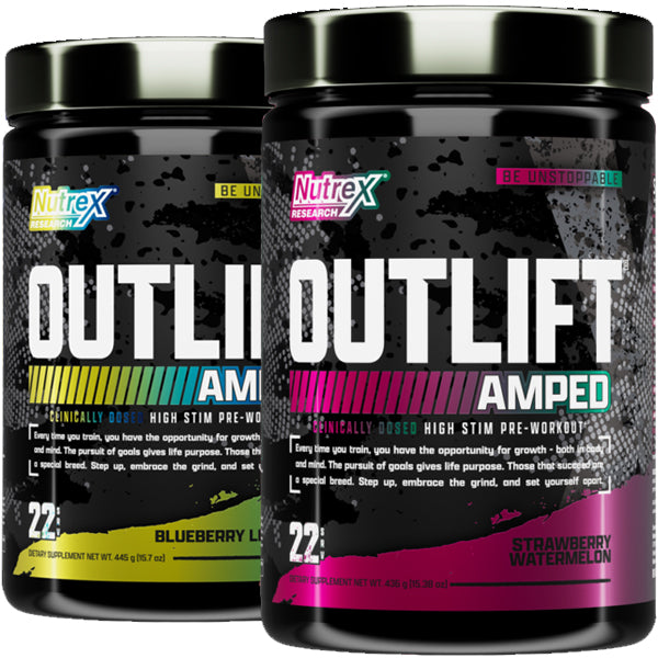2 x 22 Servings Nutrex Outlift Amped Pre-Workout