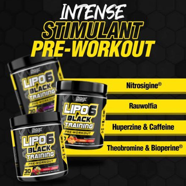 Nutrex Lipo-6 Black Training 30 Servings