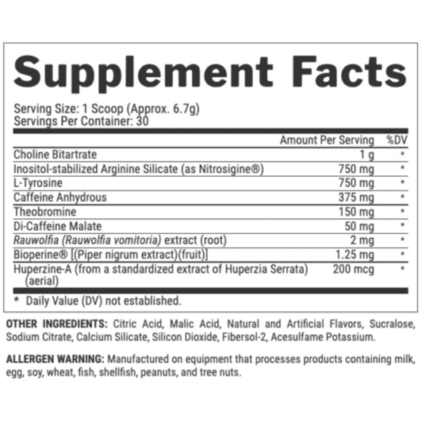 Nutrex Lipo-6 Black Training 30 Servings