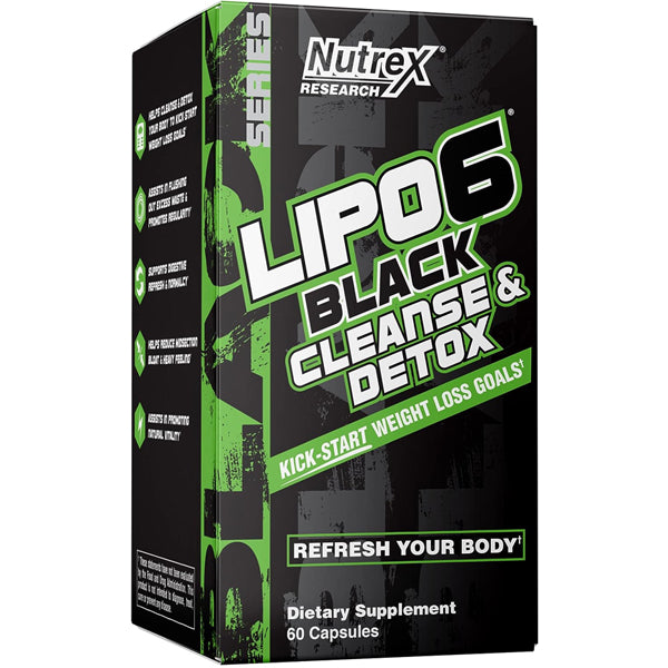 Nutrex Lipo6 Black Cleanse & Detox Capsules