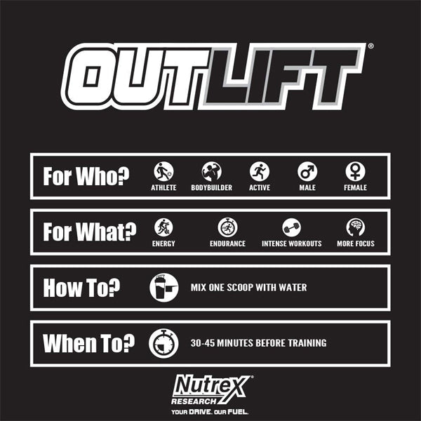 Nutrex Outlift Pre-Workout 20 Servings