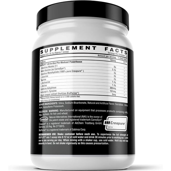 Nutrex Outlift Pre-Workout 20 Servings