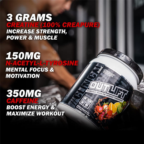 Nutrex Outfit Clinical Pre-Workout 30 servings