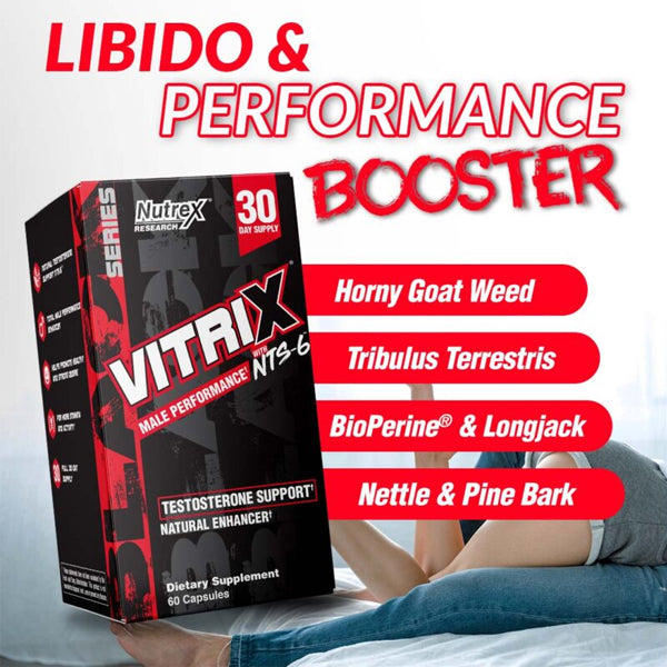 Nutrex Vitrix Test Support NTS-6 Capsules