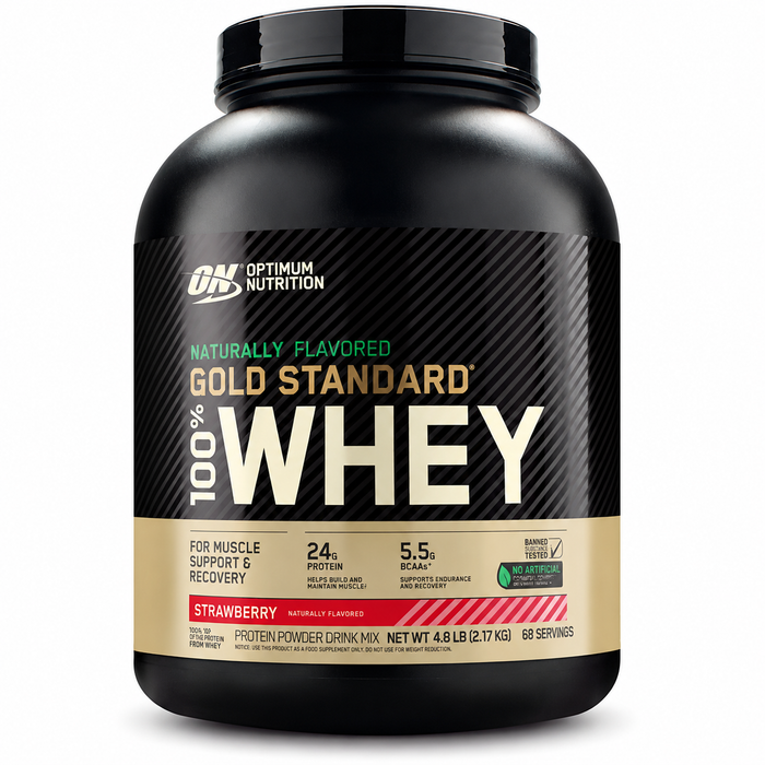Optimum Nutrition Gold Standard 100% Whey Naturally Flavored 4.8bs