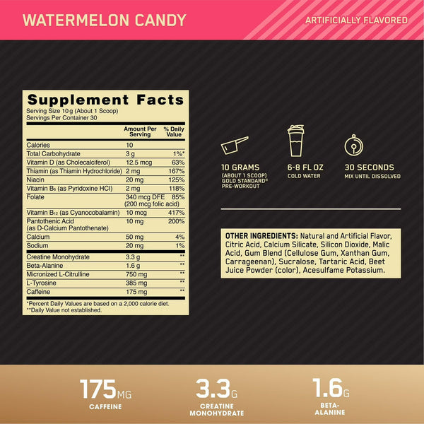 Optimum Nutrition Gold Standard Pre-Workout 30 Servings