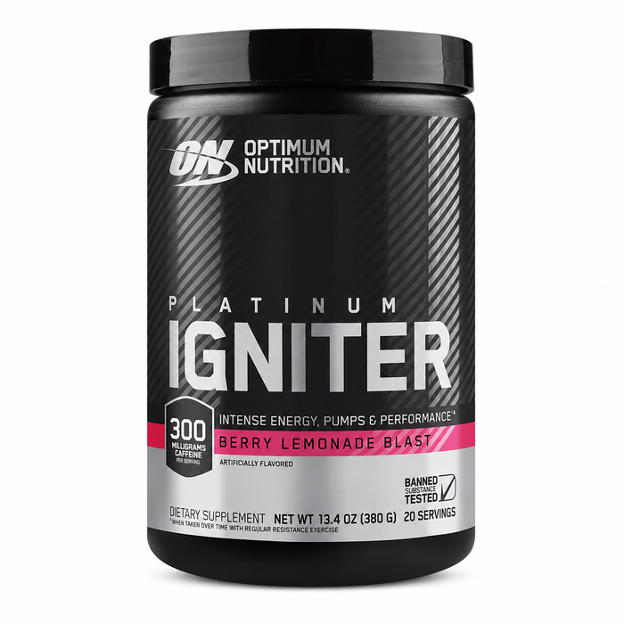 Optimum Nutrition Platinum Igniter Pre-Workout 20 Servings