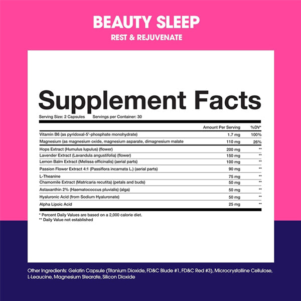 Obvi Beauty Sleep Rest & Rejuvinate Capsules