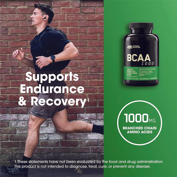 Optimum Nutrition BCAA 1000mg Capsules