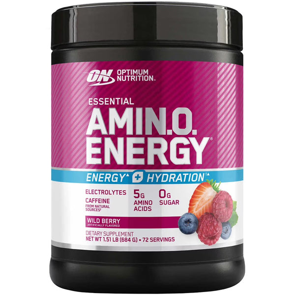 Optimum Nutrition Amin.o Energy Hydration + Focus 72 Servings