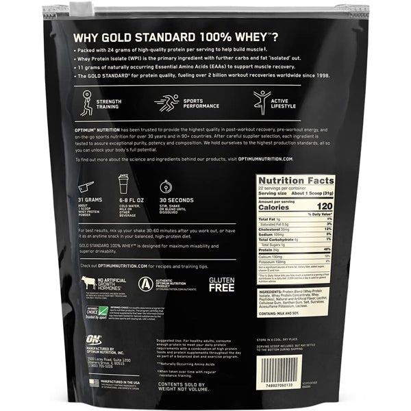 Optimum Nutrition Gold Standard 100% Whey 1.5lbs