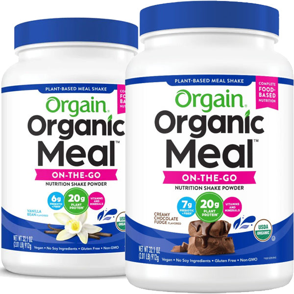2 x 2lbs Orgain Organic Meal On-The-Go