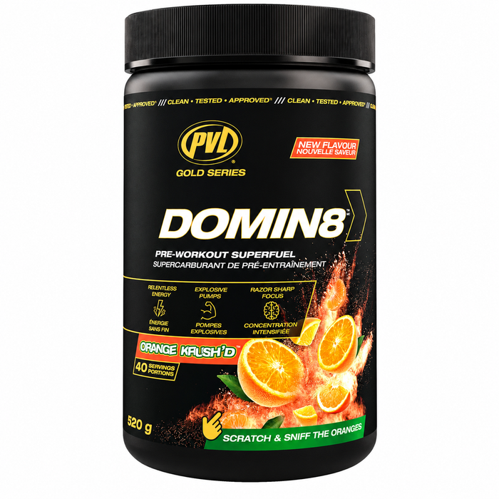 PVL Domin8 Pre-Workout 40/20 Servings