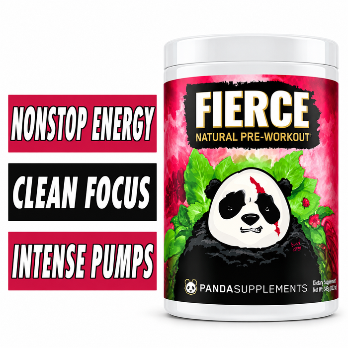 Panda Fierce Natural Pre Workout 30 Servings