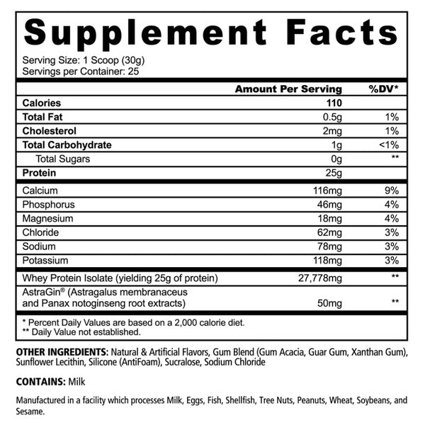 Panda Fuel-ISO Premium Isolate 25 Servings