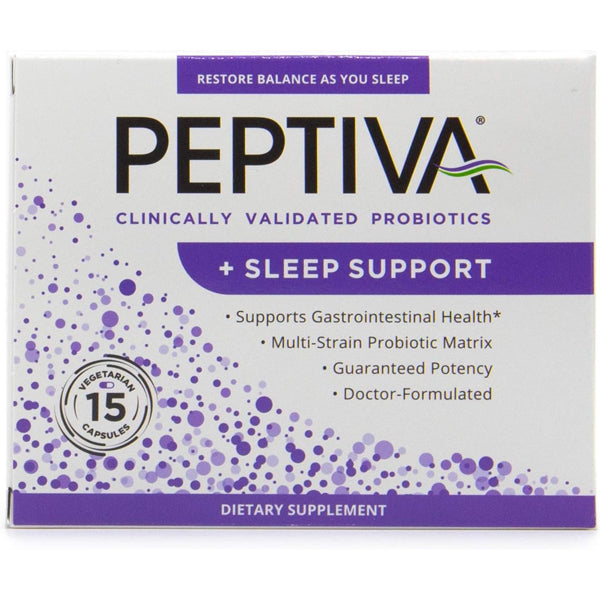 Peptiva Probiotics + Sleep Support 15 Capsules