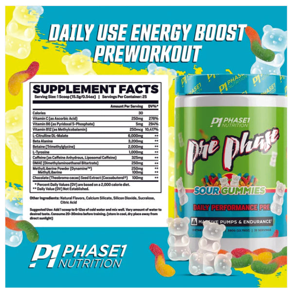 Phase1 Pre Phase Daily Performance Pre 25 Servings