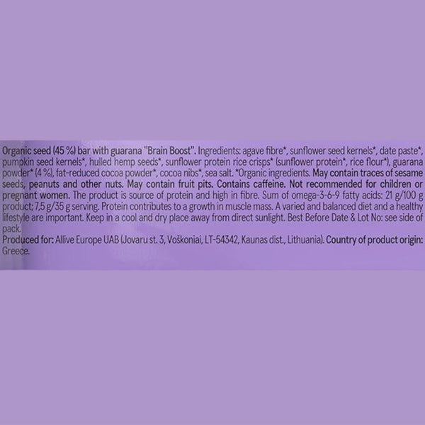 Planet Superfood Organic Seed Protein Bars 24pk