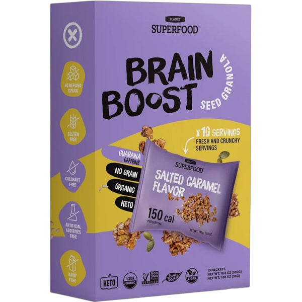 Planet Superfood Organic Seed Granola Protein Packs 10pk