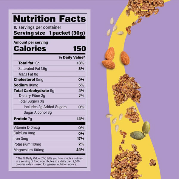 Planet Superfood Organic Seed Granola Protein Packs 10pk