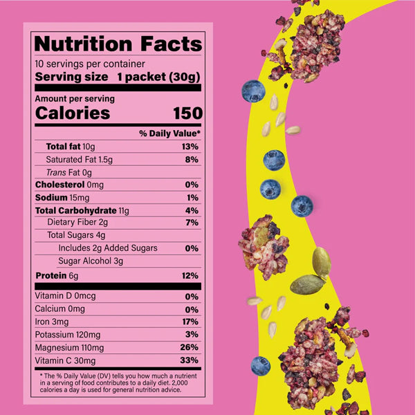 Planet Superfood Organic Seed Granola Protein Packs 10pk