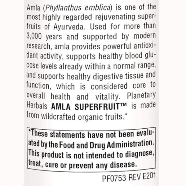 Planetary Herbals Alma Superfruit 500mg 120 Tablets