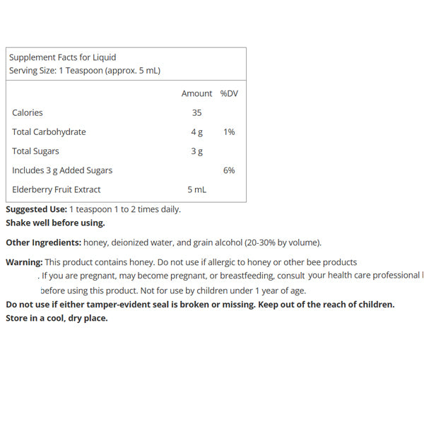 Planetary Herbals Full Spectrum Elderberry 4oz Syrup Extract