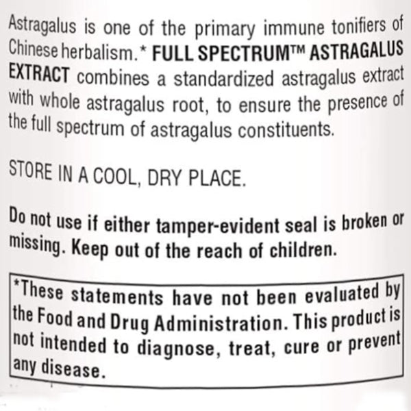 Planetary Herbals Full Spectrum Astragalus Extract 500mg 120 Tablets