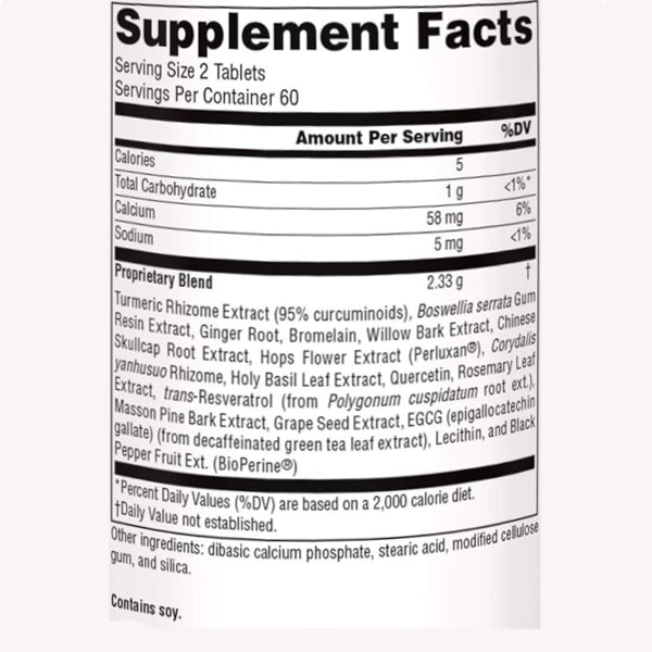 Planetary Herbals Inflama-Care 120 Tablets
