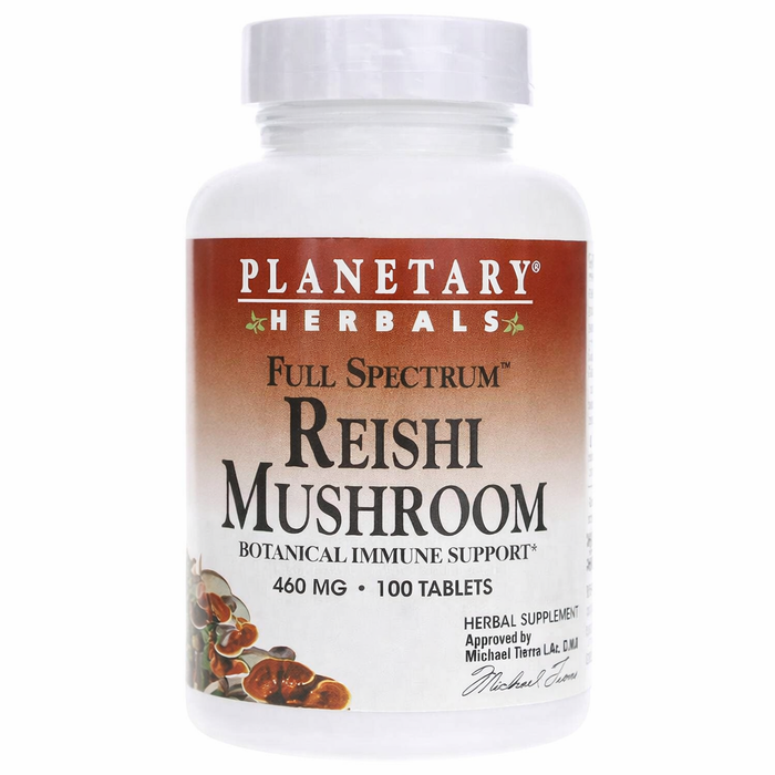 Planetary Herbals Full Spectrum Reishi Mushroom 100 Tablets