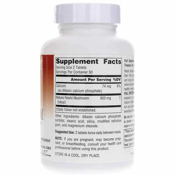 Planetary Herbals Full Spectrum Reishi Mushroom 100 Tablets