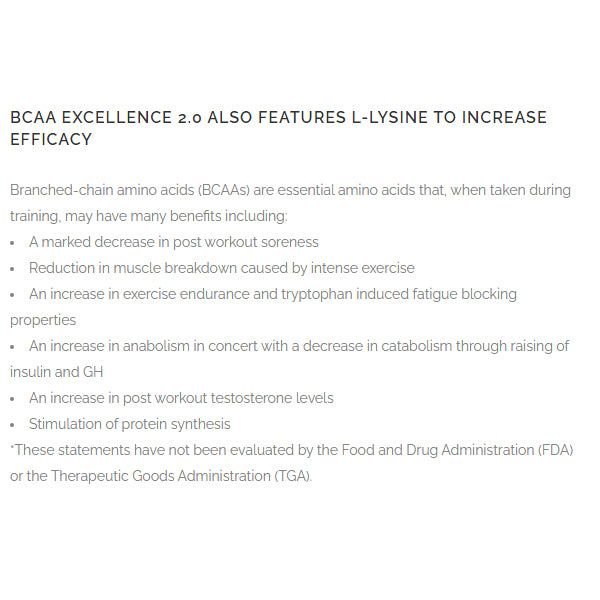 Poliquin BCAA Excellence 2.0 Capsules