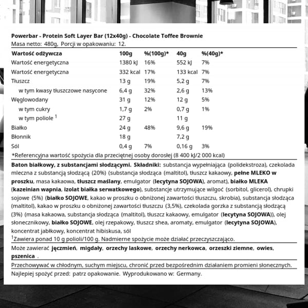 PowerBar Protein Soft Layer Bars 12pk